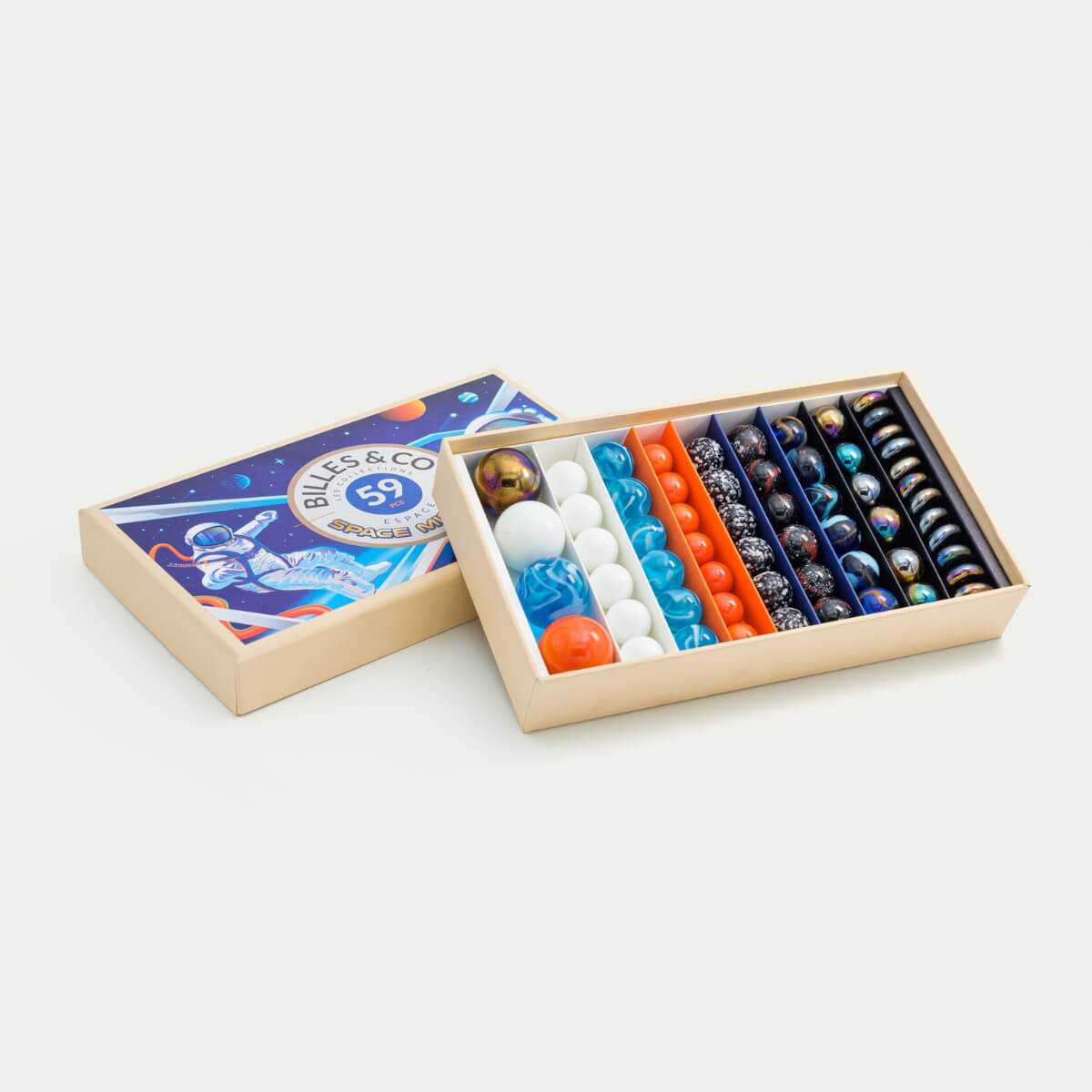 Billes & Co Marble Treasure Box - Space Mission