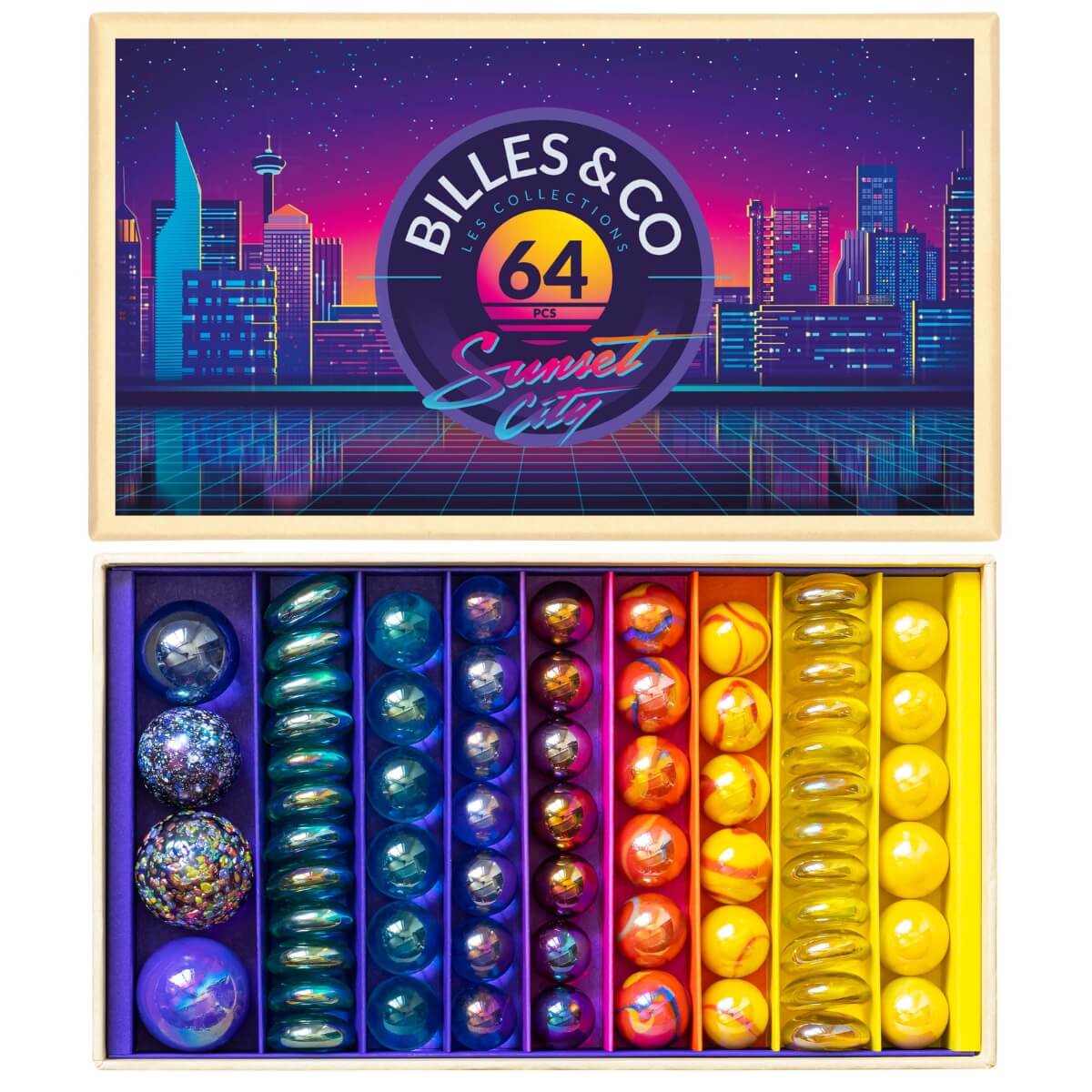 Billes & Co Marble Treasure Box - Sunset City
