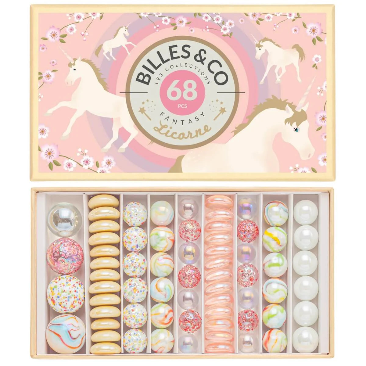 Billes & Co Marble Treasure Box - Unicorn