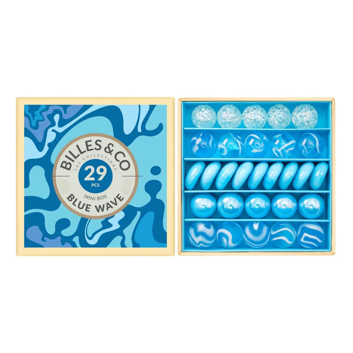 Billes & Co Marble Treasure Mini Box - Wave Blue Small