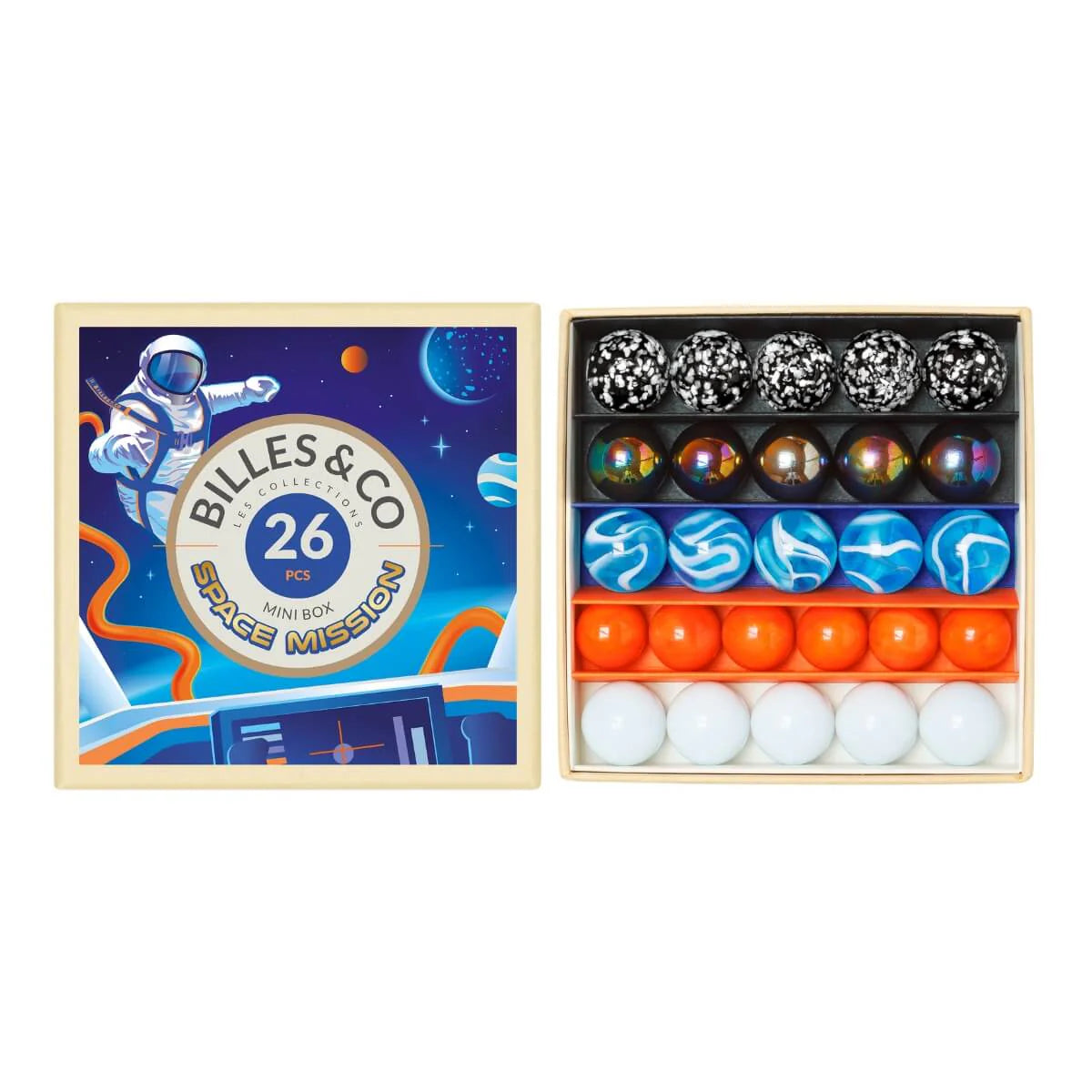 Billes & Co Marble Treasure Mini Box - Space Mission Small