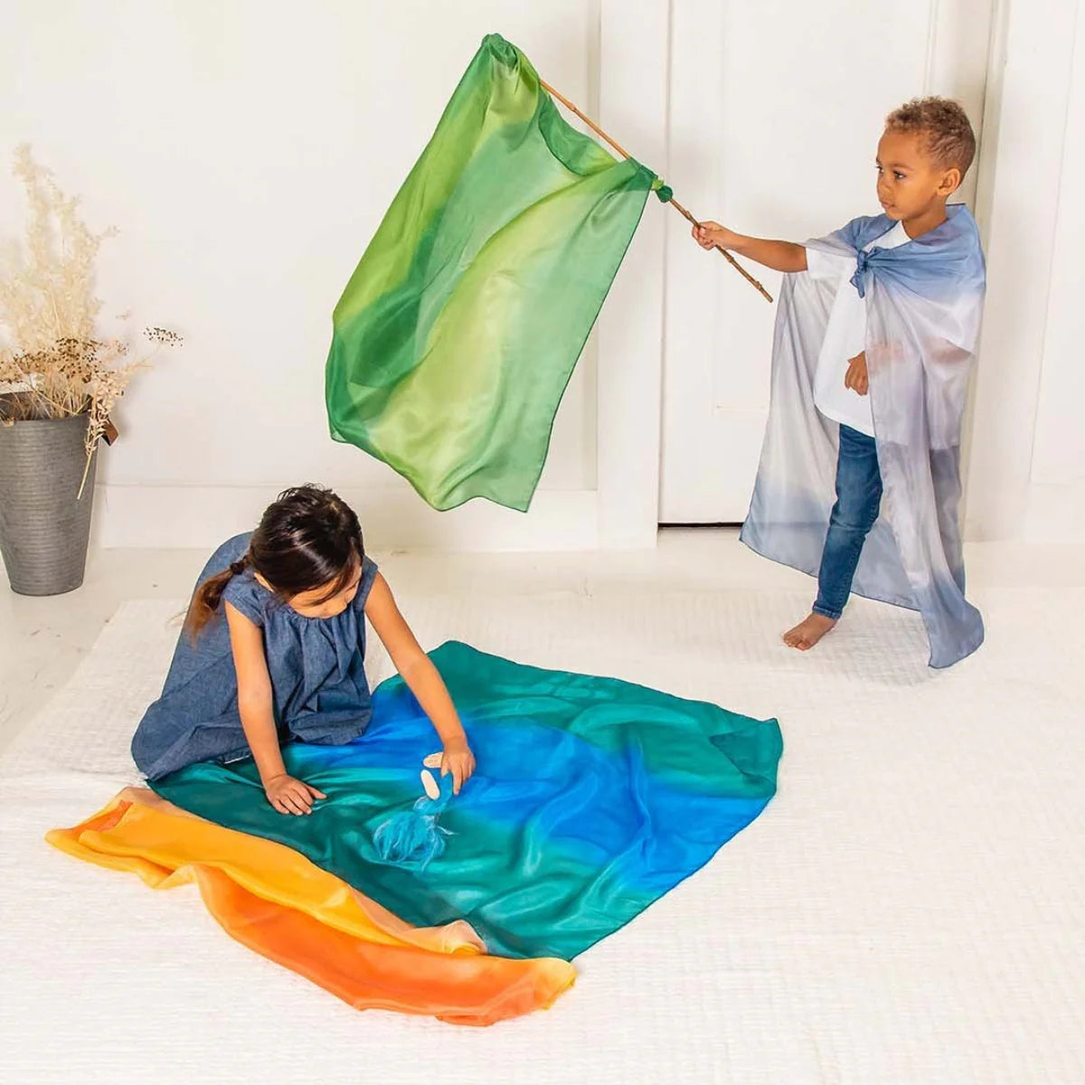 Sarah&#39;s Silks Playsilks Earth Standard Size 