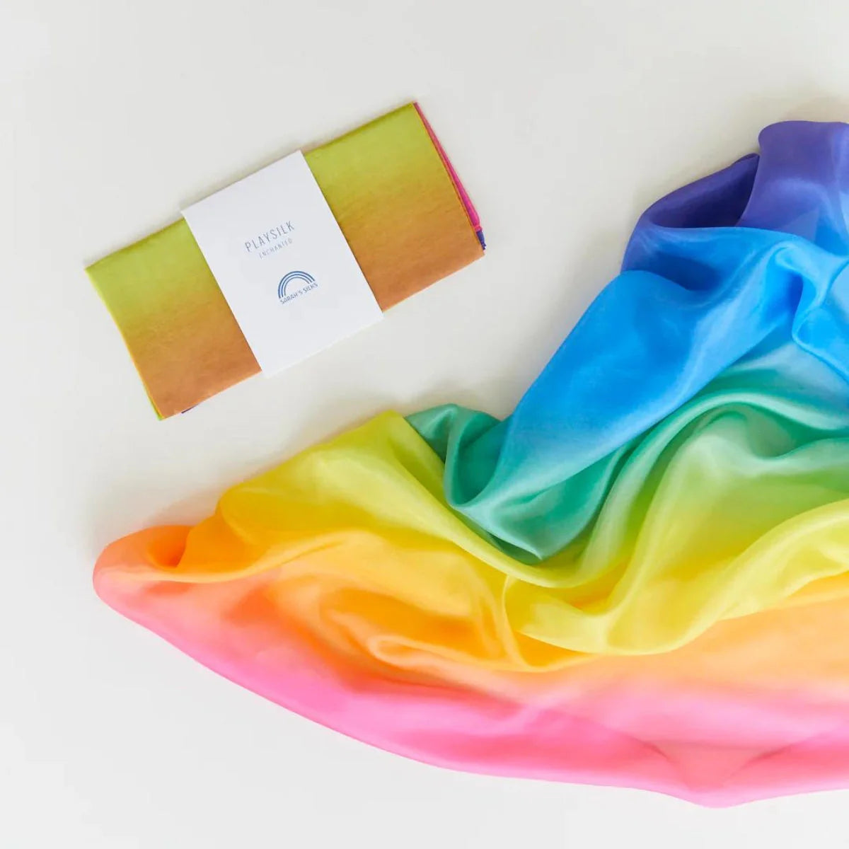 Sarah's Silks Enchanted Playsilks standard size rainbow