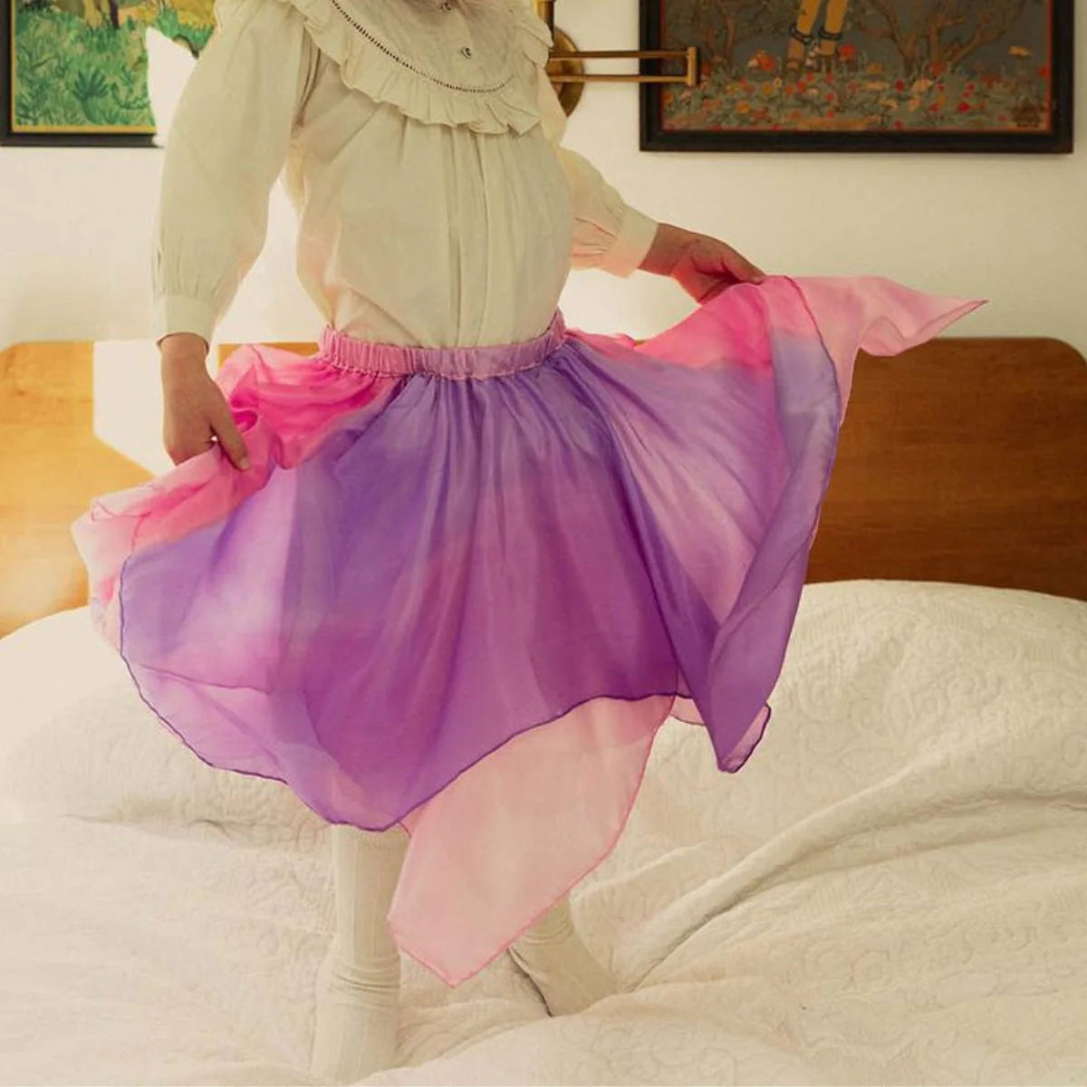 Sarah's Silks Fairy Skirt blossom pink
