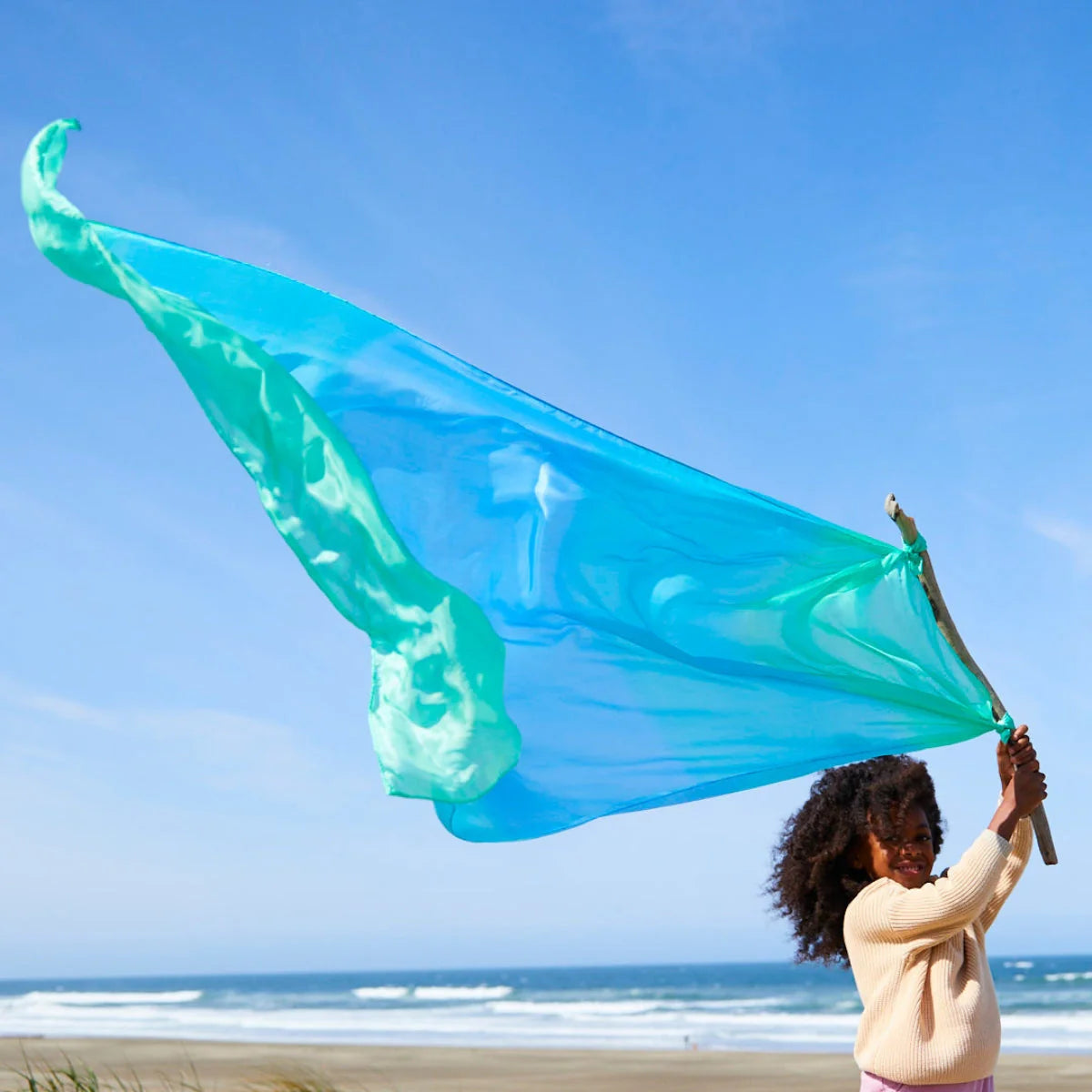 Sarah&#39;s Silks Giant Enchanted Playsilks sea
