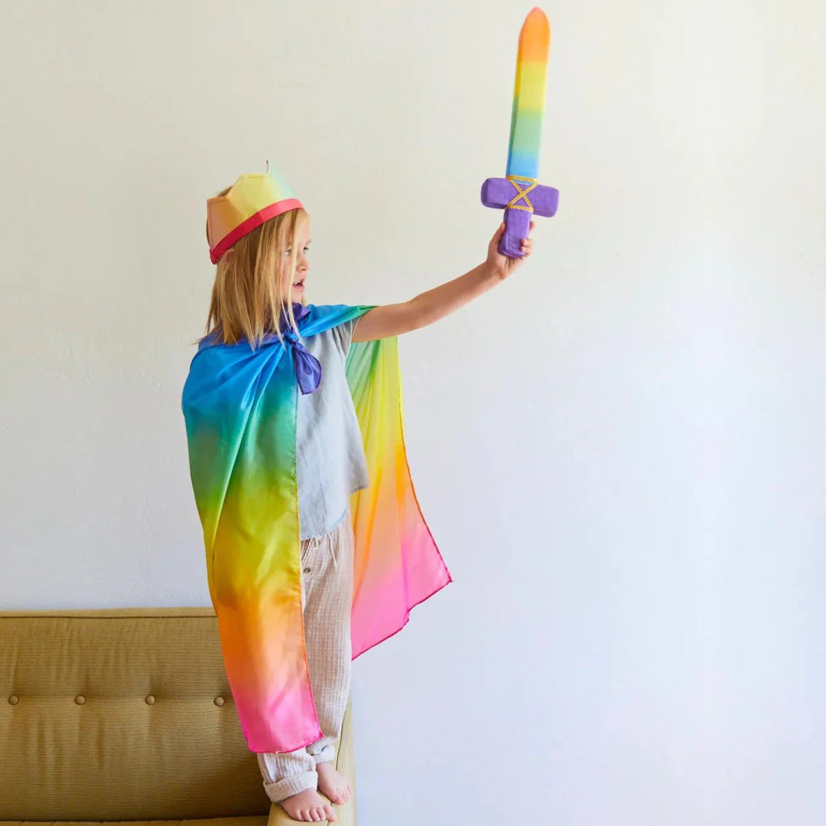 Sarah's Silks Soft Sword Rainbow