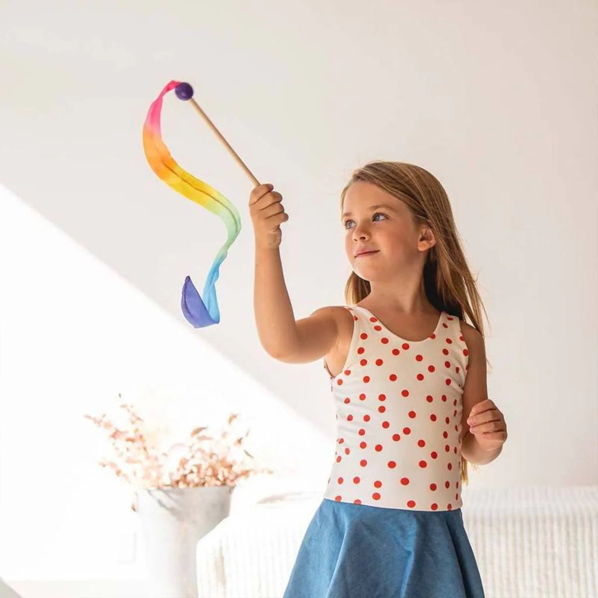 Sarah&#39;s Silks Streamer small rainbow

