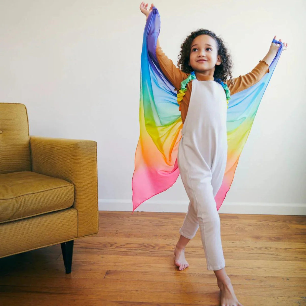 Sarah's Silks Wings Rainbow front