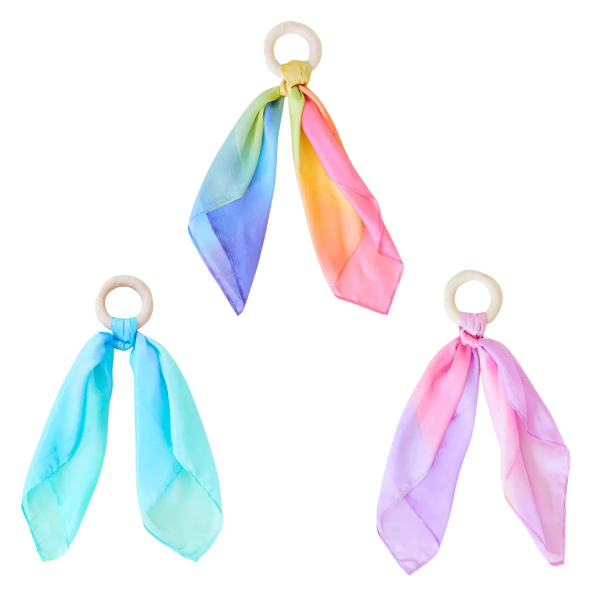 Sarah's Silks Silk and Wood Teethers