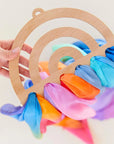 Sarah's Silks Wooden Playsilk Display