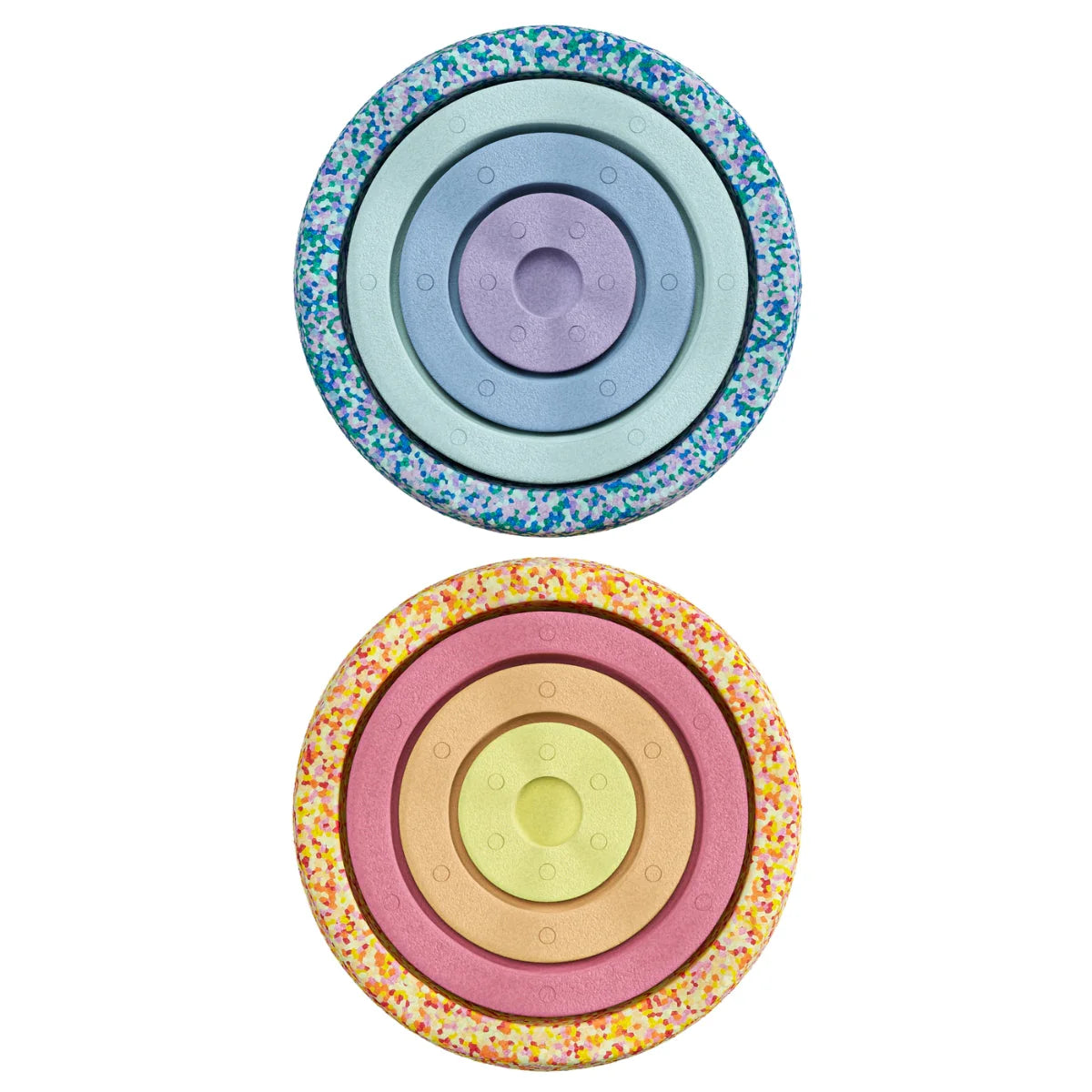 Stapelstein Balance Stepping Stones Original + Inside Combination Set of 8 Rainbow Pastel