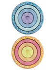 Stapelstein Balance Stepping Stones Original + Inside Combination Set of 8 Rainbow Pastel