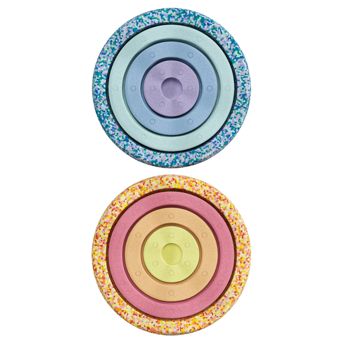 Stapelstein Balance Stepping Stones Original + Inside Combination, Set of 8, Rainbow Pastel from Australia