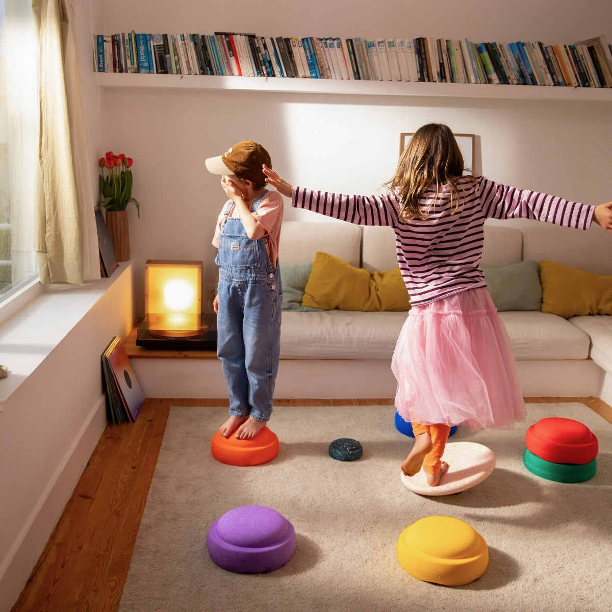 Stapelstein® EASTER PROMO Rainbow Classic 7 + Petal Board + Mini Pond - Online, Australia