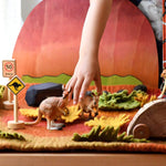 Load image into Gallery viewer, Tara Treasures Large Australian Outback Play Mat Playscape
