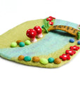 Tara Treasures Fairy River and Bridge Play Mat Playscape