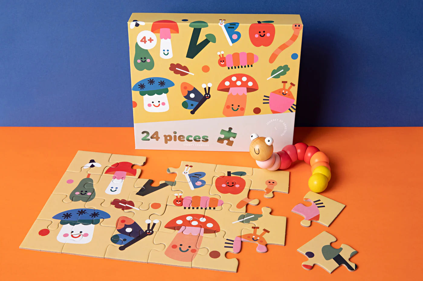 24 Piece Kids Puzzle Creepy Crawlies