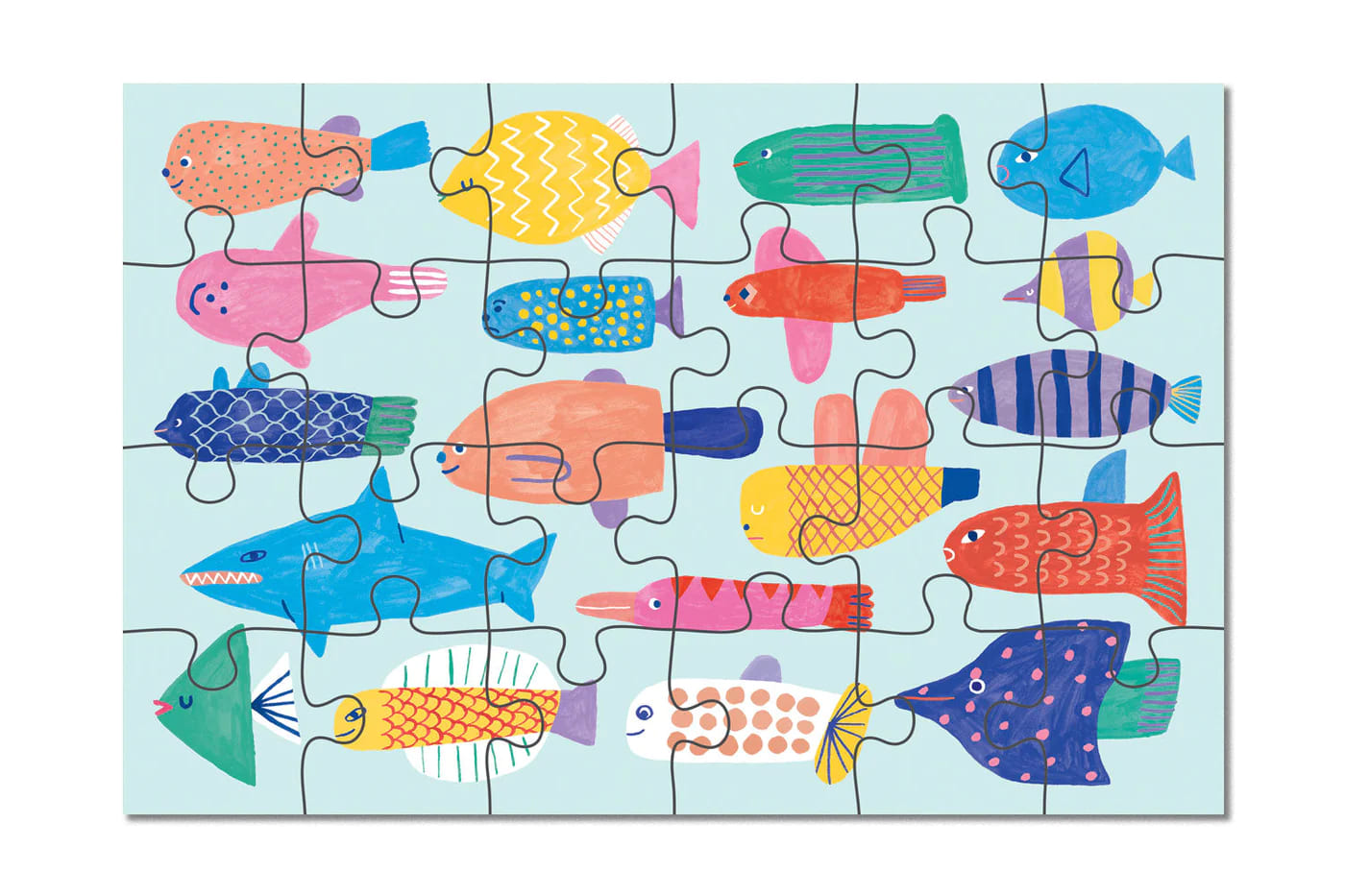 24 Piece Kids Puzzle Rainbow Reef