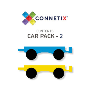 Connetix Magnetic Tiles Rainbow Car Pack 2 pc