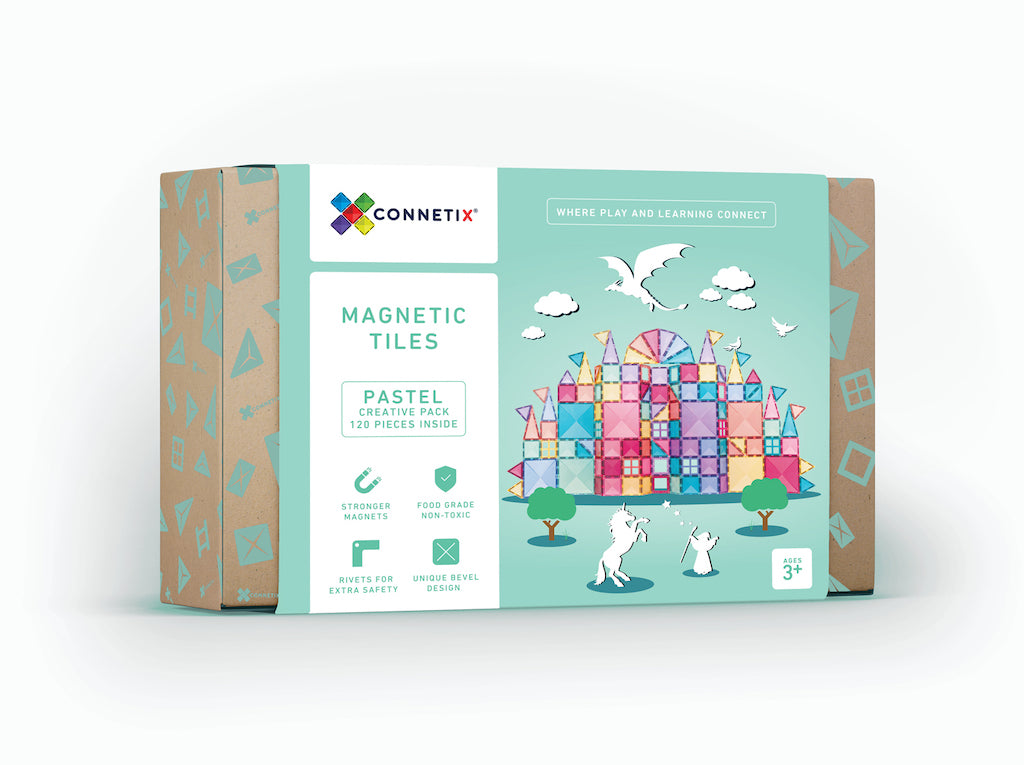 Connetix Tiles 120pc Pastel Creative Pack