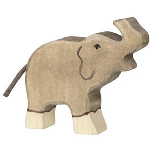Holztiger Elephant small trunk raised