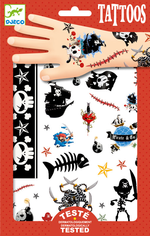 Djeco Kids Tattoo Pirates