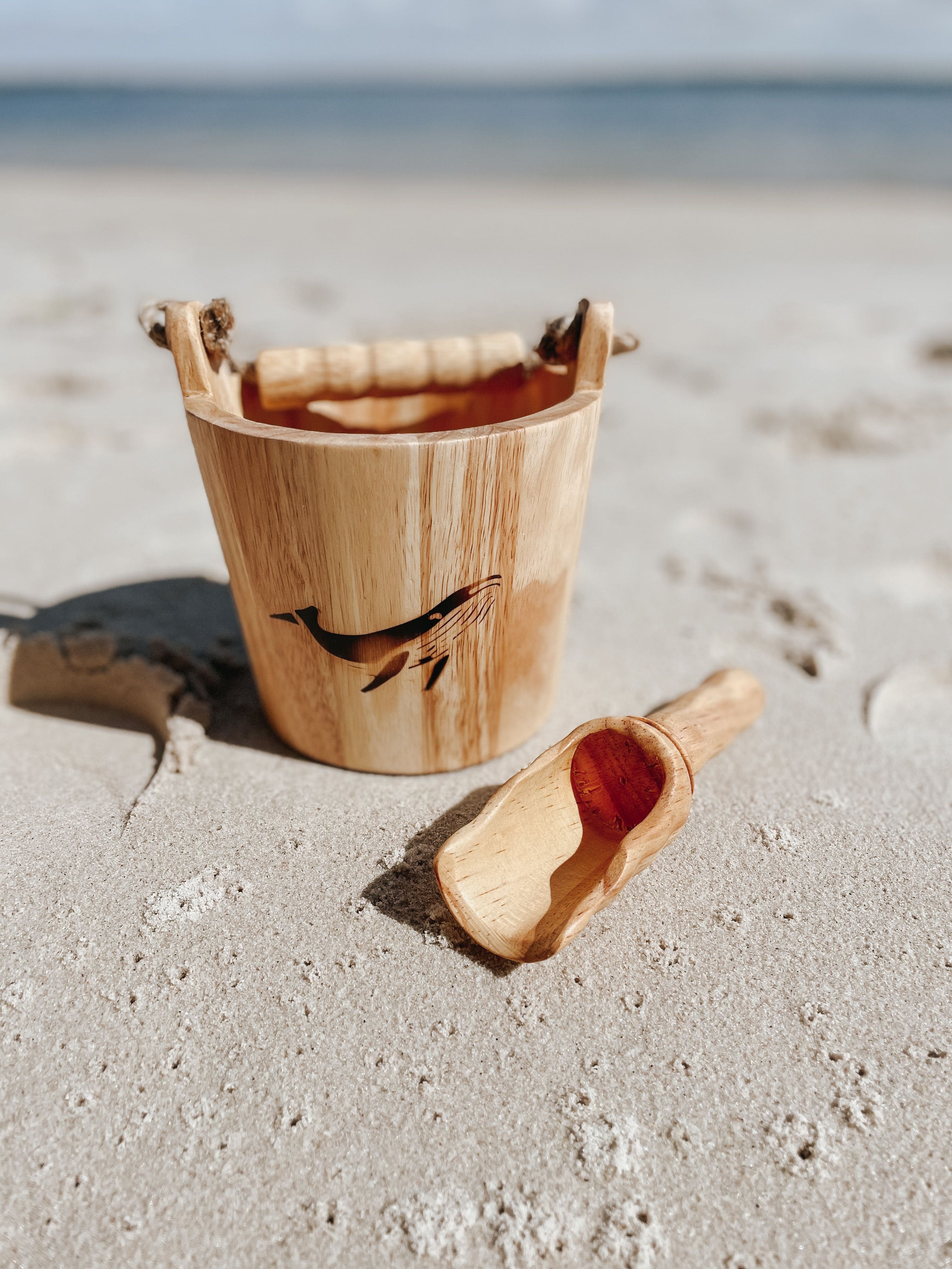 Explore Nook Wooden Bucket and Scoop Set