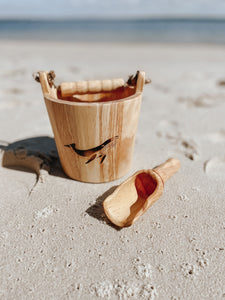 Explore Nook Wooden Bucket and Scoop Set