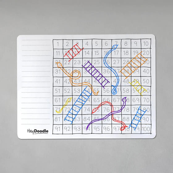 HEYDOODLE REUSABLE SILICONE PLACEMAT 100 Squares
