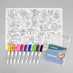 Load image into Gallery viewer, HEYDOODLE REUSABLE SILICONE PLACEMAT When I Grow Up
