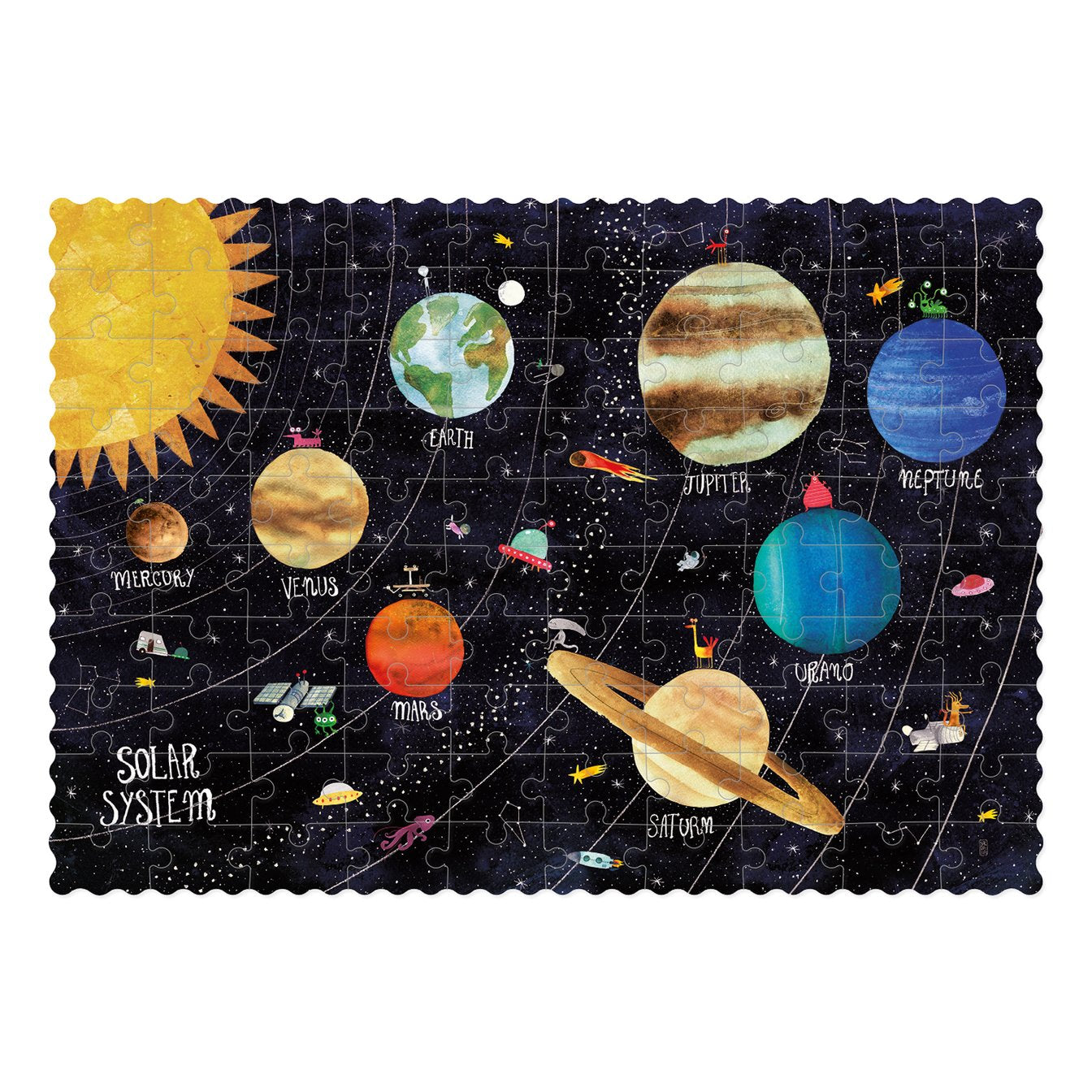 Londji pocket puzzle discover the planets