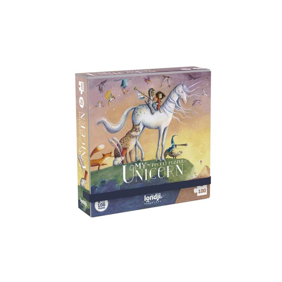 Londji pocket puzzle unicorn
