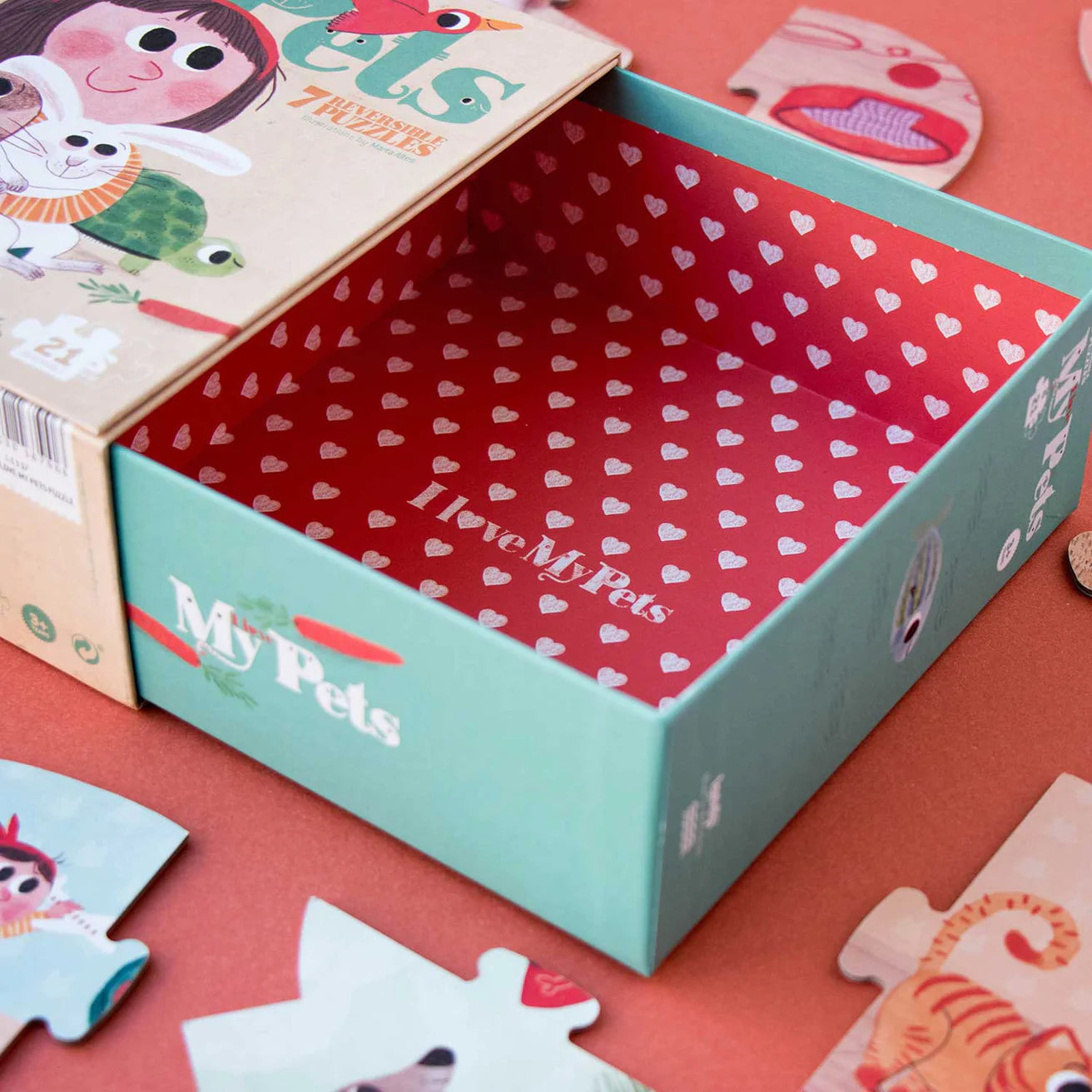 Londji Reversible Puzzles - I Love My Pets