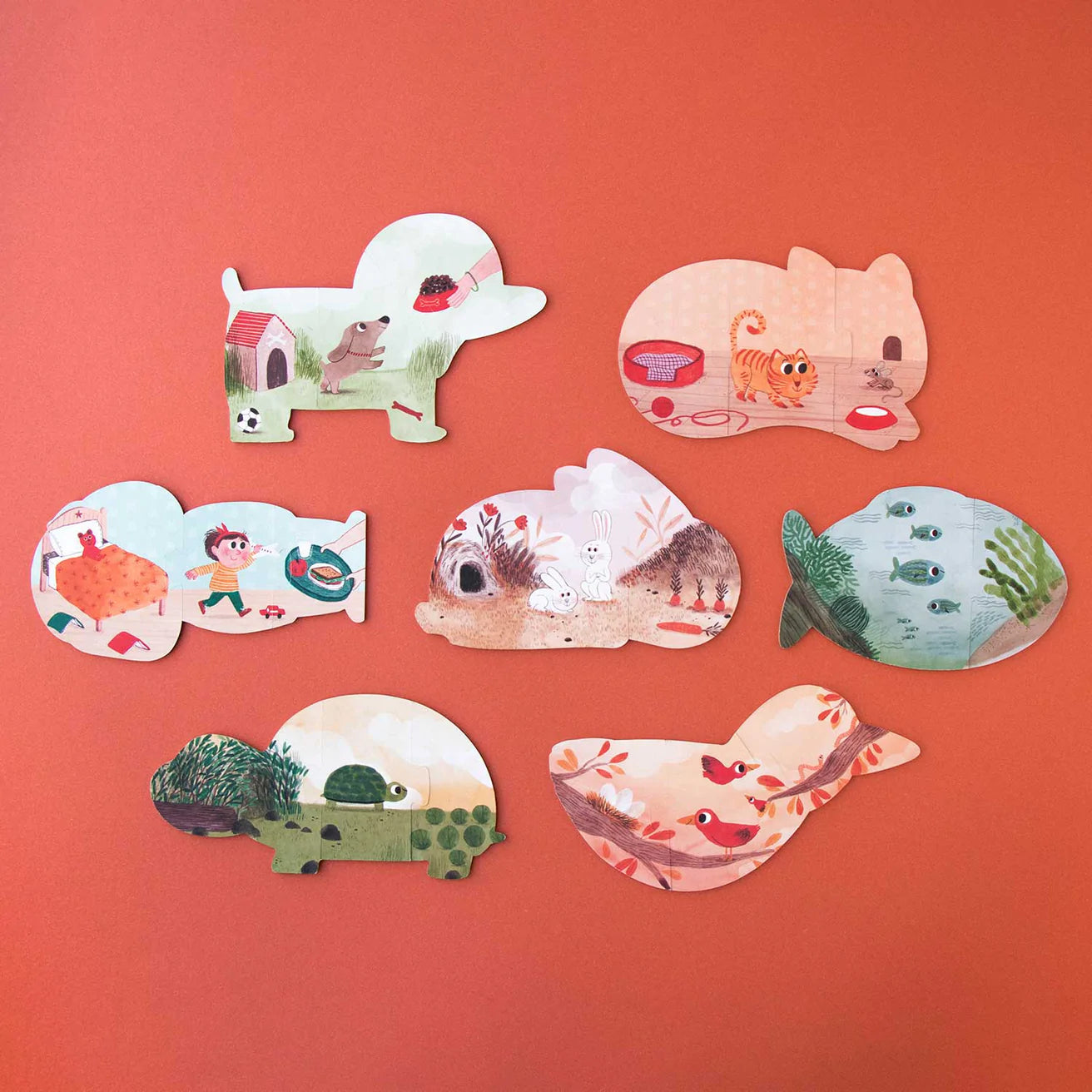 Londji Reversible Puzzles - I Love My Pets