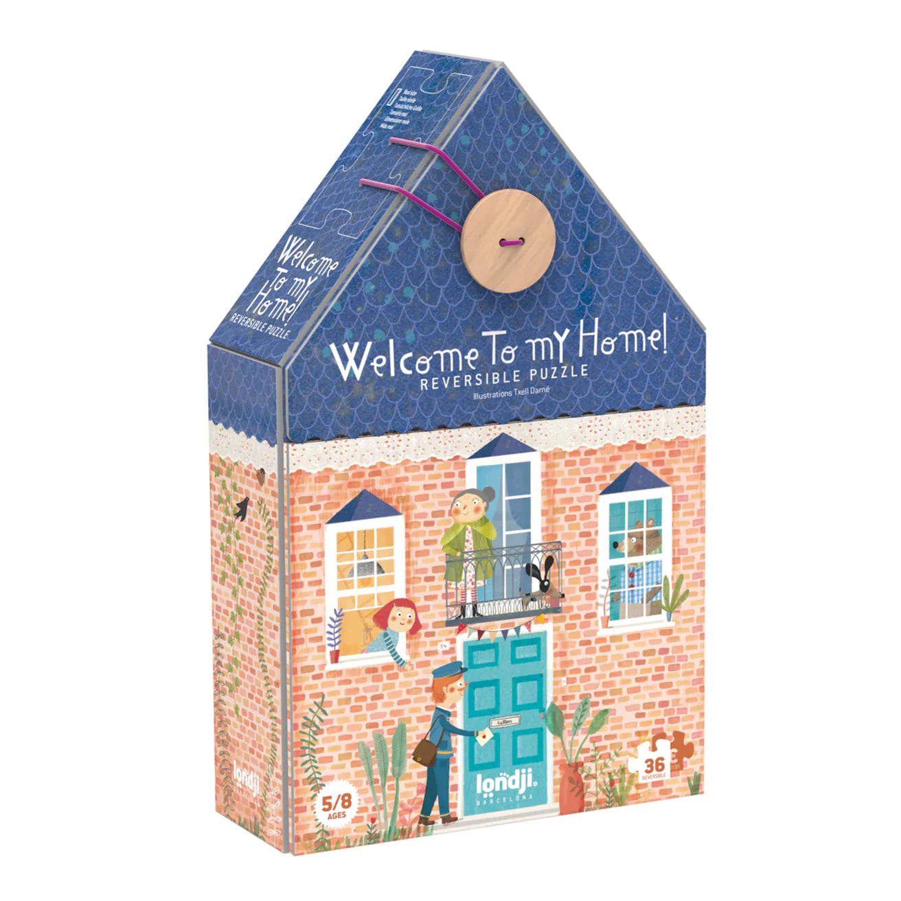 Londji Reversible Puzzle - Welcome To My Home