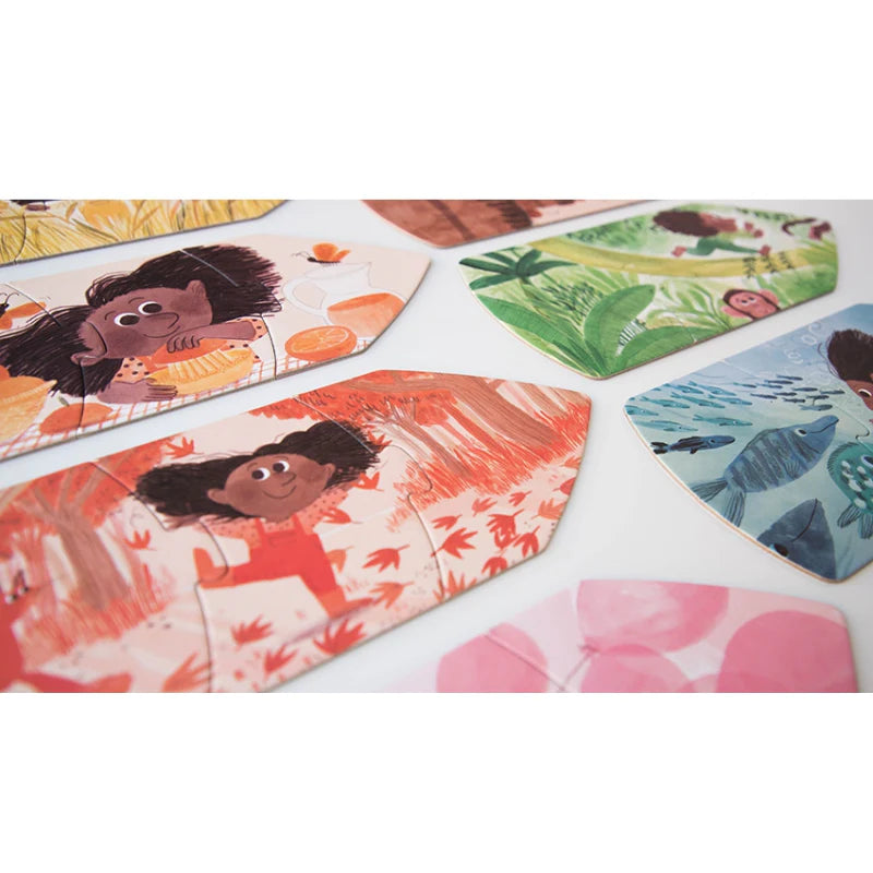 Londji Reversible Puzzles - I Love My Colours