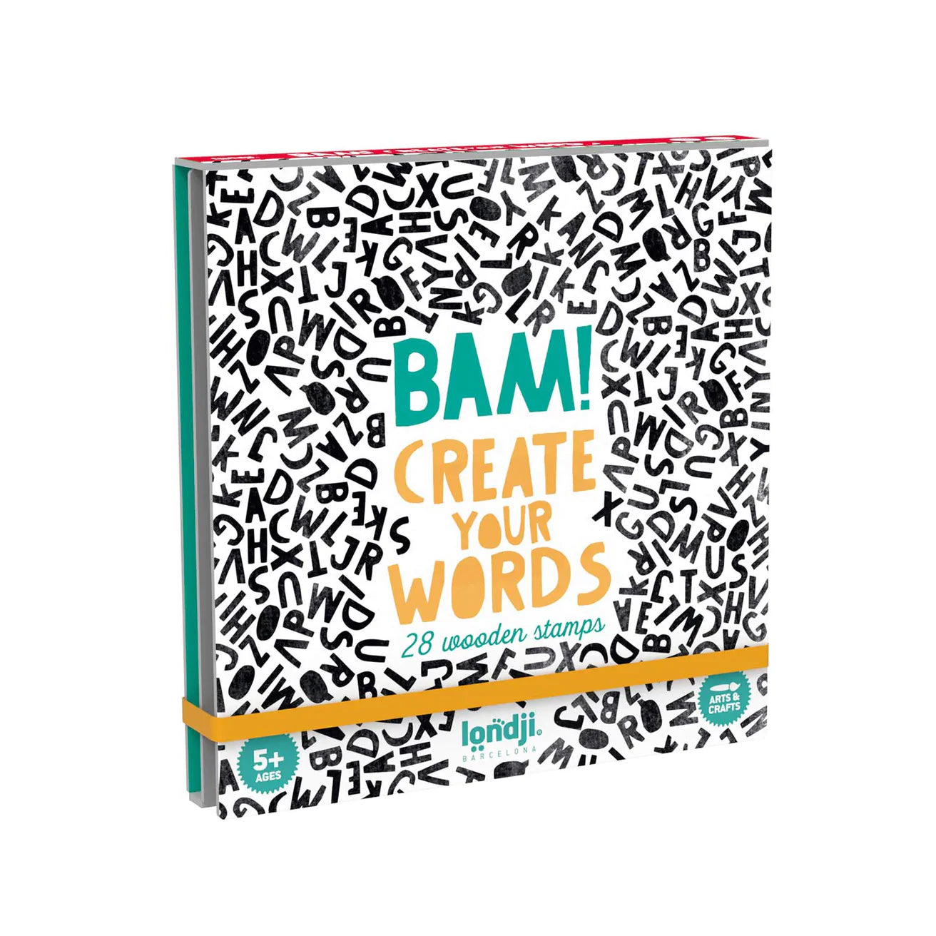 Londji Wooden Stamp Set - Bam! Words