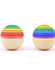 Mader Roly Poly Wiggle Ball Rainbow