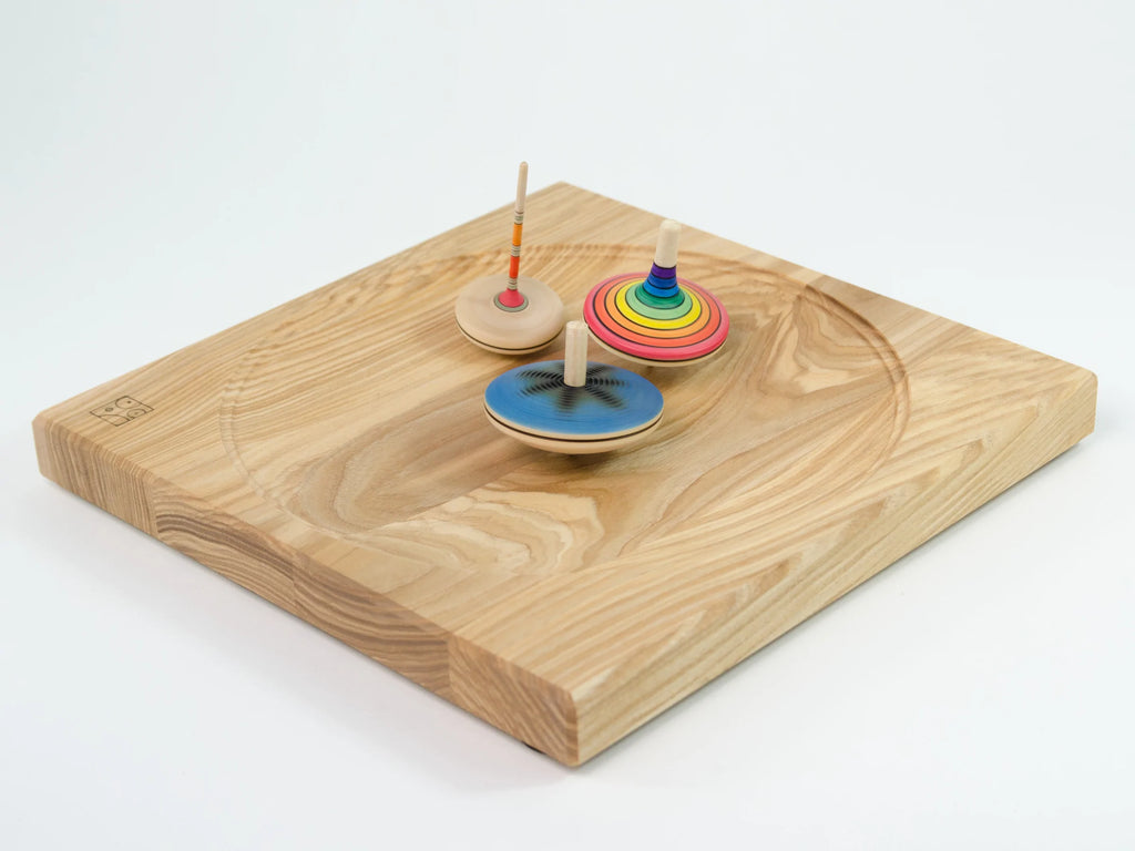 Mader Wooden Plate for Spinning Tops