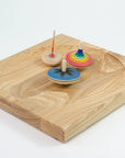 Mader Wooden Plate for Spinning Tops