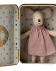 Maileg Angel Mouse in Suitcase