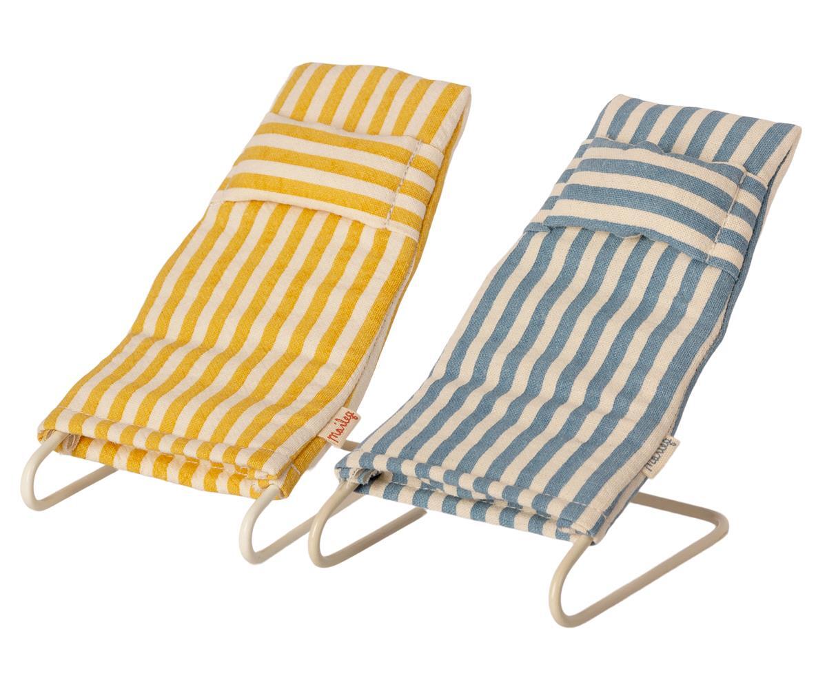 Maileg Beach Chair Set Mouse