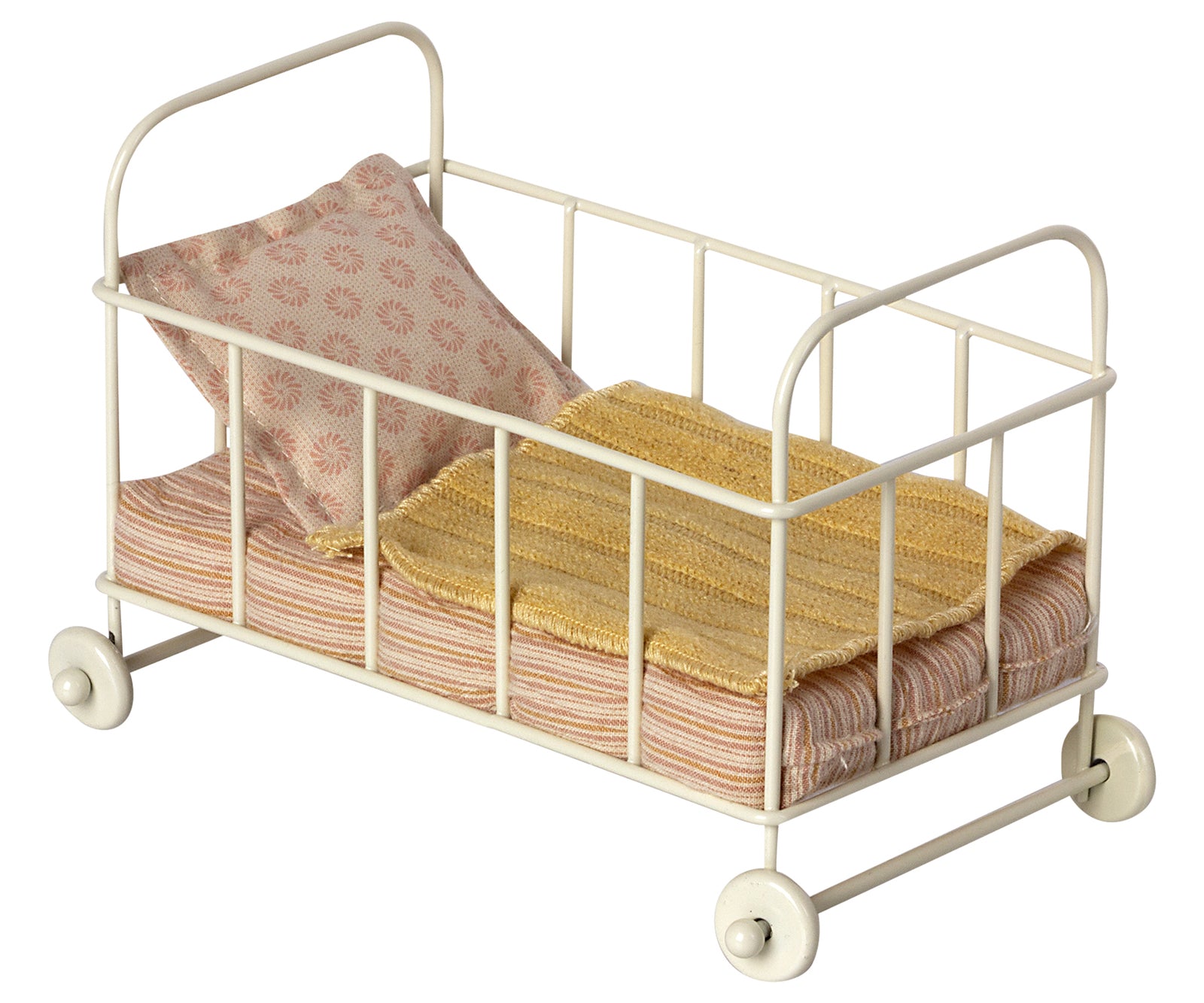 Maileg Cot Bed Micro Rose