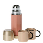 Load image into Gallery viewer, Maileg Miniature Thermos And Cups Coral
