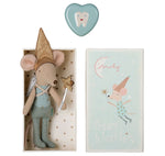 Load image into Gallery viewer, Maileg Mouse Tooth Fairy Blue in box
