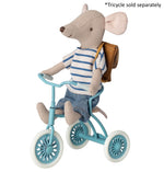 Load image into Gallery viewer, Maileg Mouse Tricycle Big Brother with Bag
