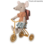 Load image into Gallery viewer, Maileg Mouse Tricycle Big Sister with Bag rose
