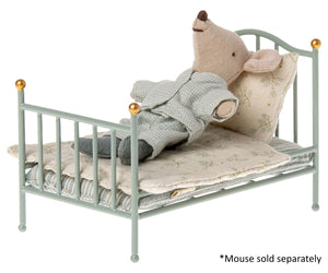 Maileg Mouse Vintage Bed mint