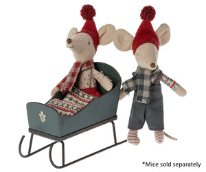 Maileg Sleigh for Mouse green