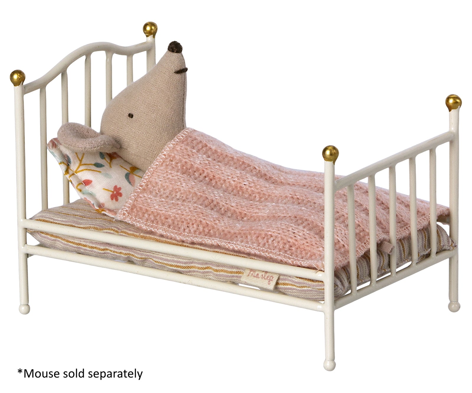 Maileg Vintage Bed Mouse off-white